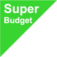 Super-Budget-Medaille klein Ø 32 mm