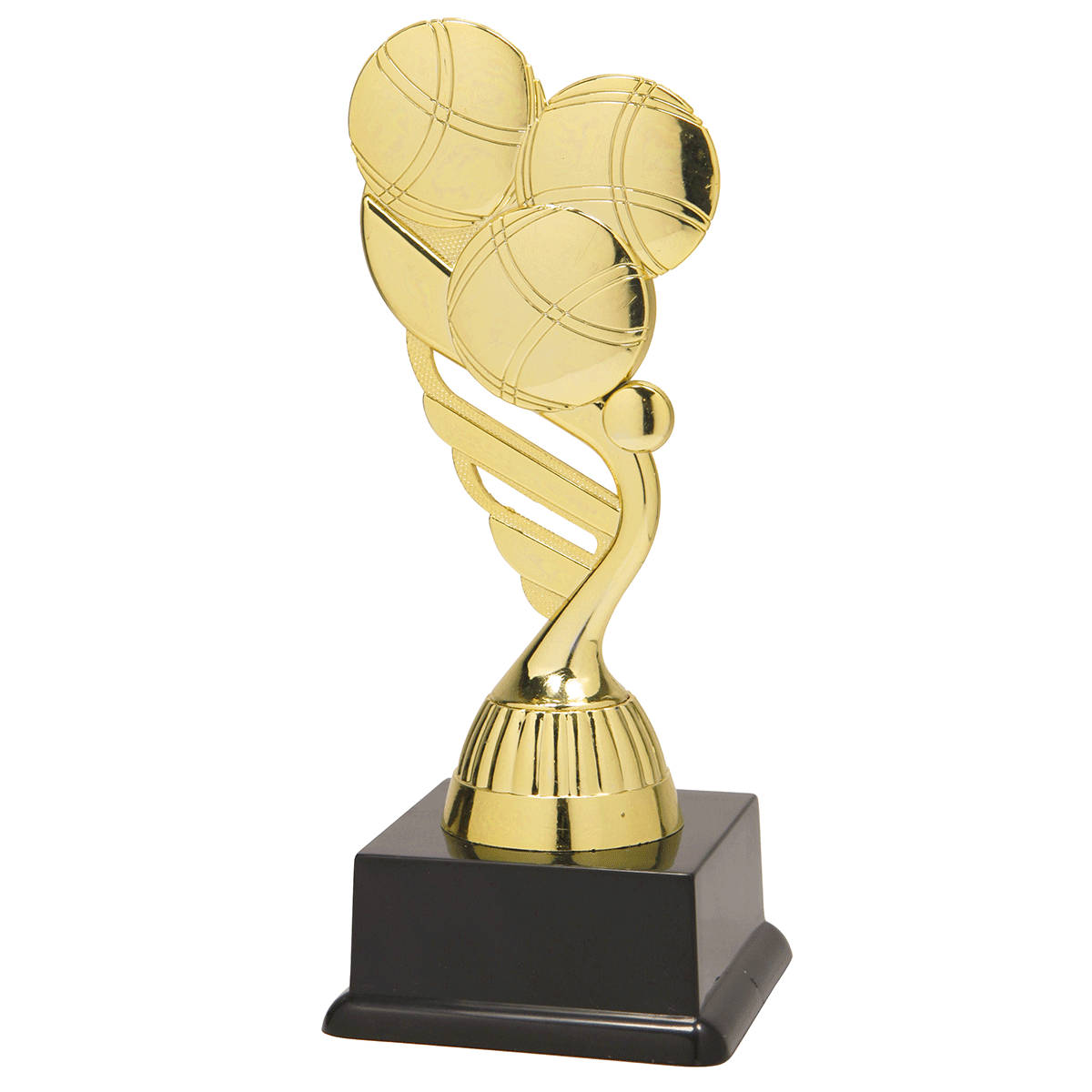 Petit Trophée Pétanque Ancien En Marbre Et Métal (11 Cm) – Fabrication Belgique